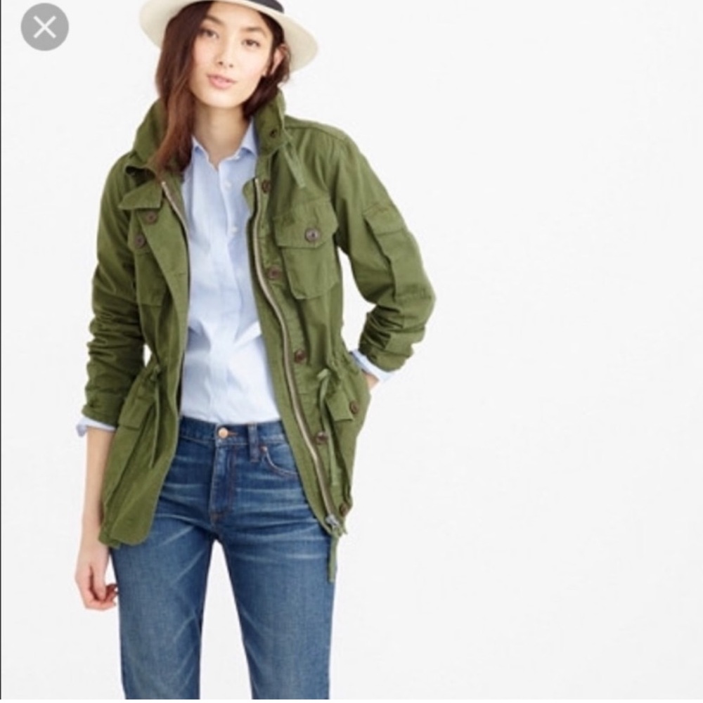 J. Crew Green Utility Jacket